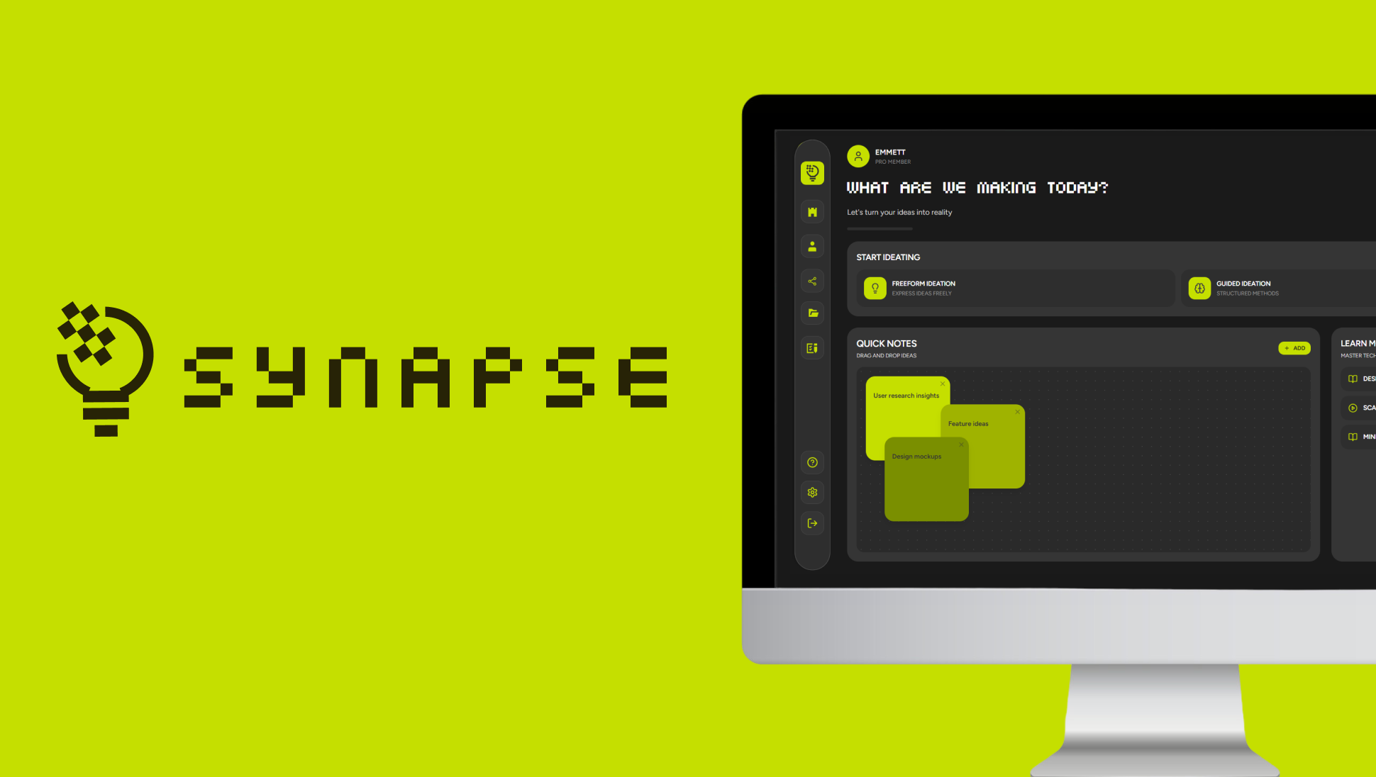 Synapse ideation workspace