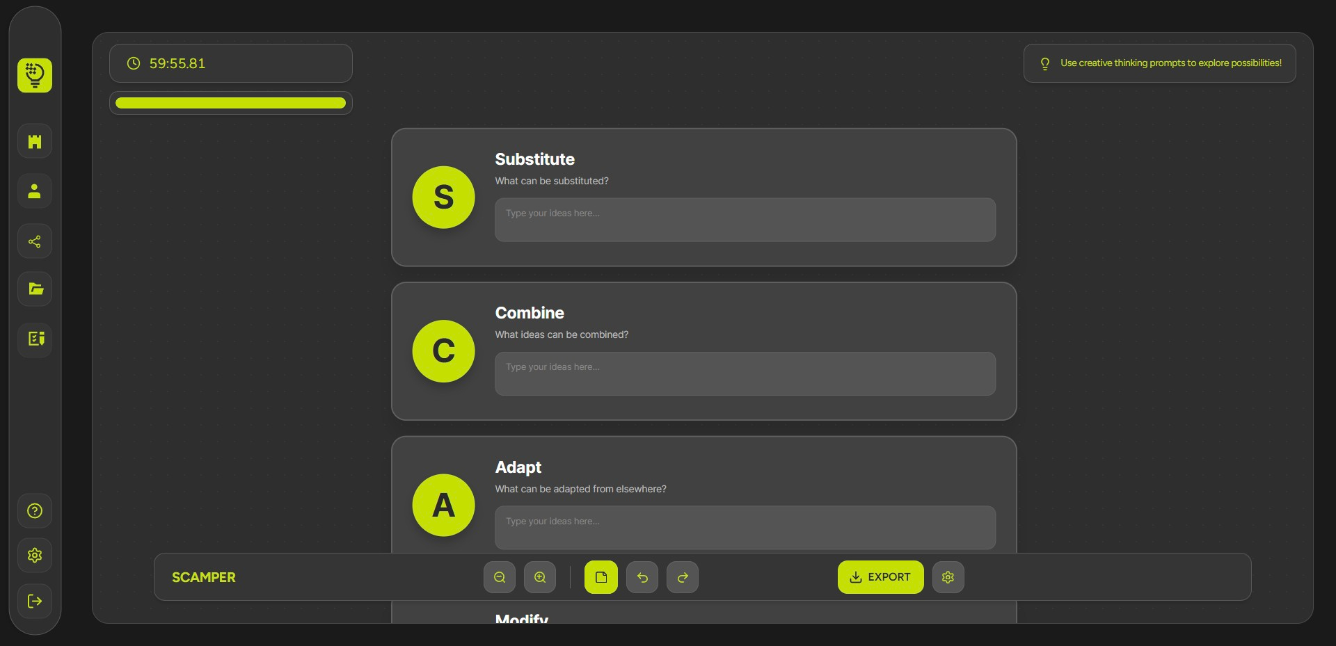 Synapse SCAMPER method